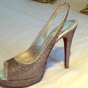 Silver heels