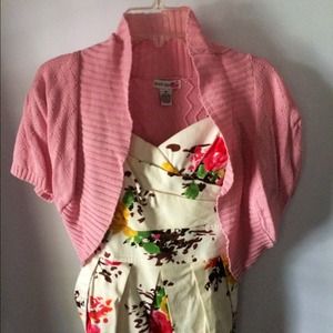 Bundle floral dress and sweater.