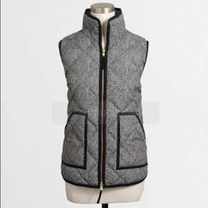 J.Crew Herringbone Vest Size: S