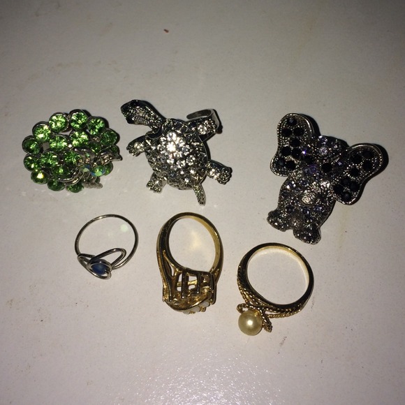 bundle of 6 rings!