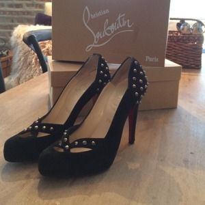 Christian Louboutin Hercule Black Heels