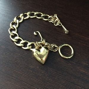 Juicy Couture gold charm bracelet