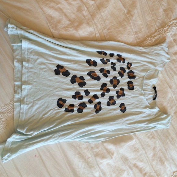 Wildfox leopard print top
