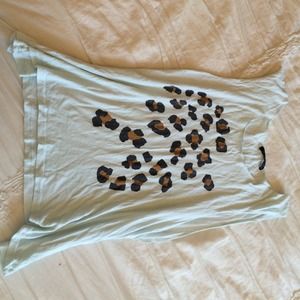 Wildfox leopard print top