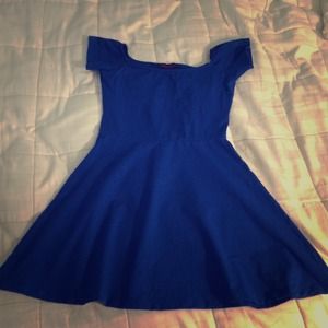 Royal blue fit and flare dress🎀PRICE NEGOTIABLE🎀