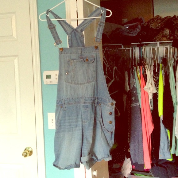 Denim overalls