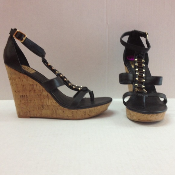 Dolce Vita cork wedge heels