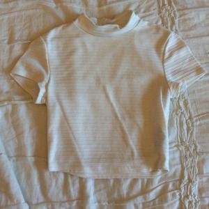 Sparkle and fade right crop tee