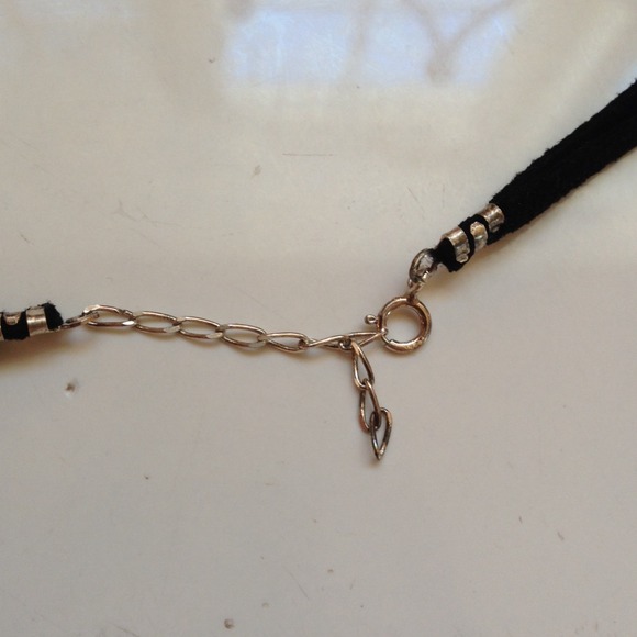 Green Pendant Sterling Silver Necklace. - Picture 4 of 4