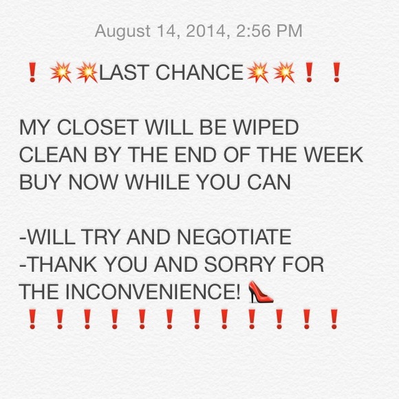 ❗️❗️❗️❗️LAST CHANCE ❗️❗️❗️❗️