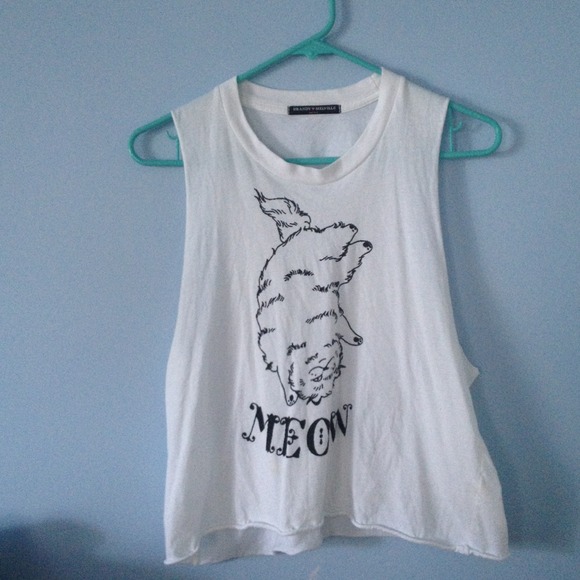 "Meow" muscle tank