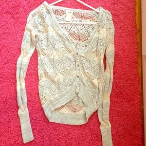 Super cute gray knit sweater