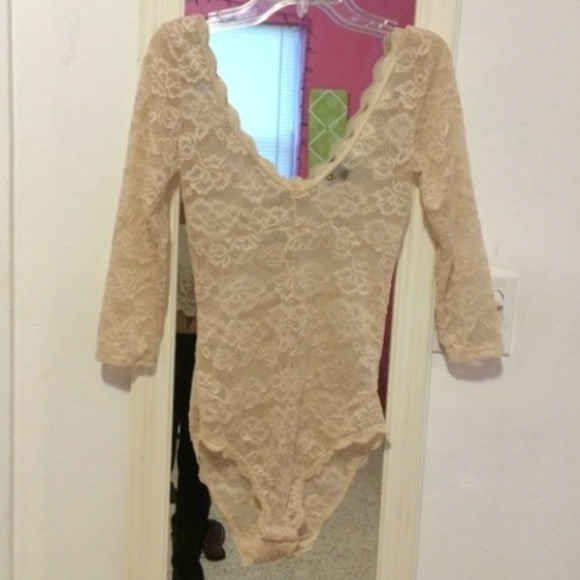 Bodysuit in beige