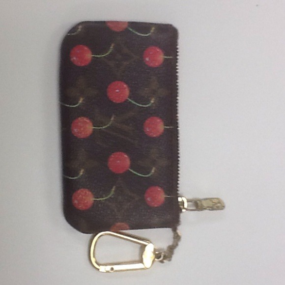 Louis Vuitton  Cherry blossom coin purse