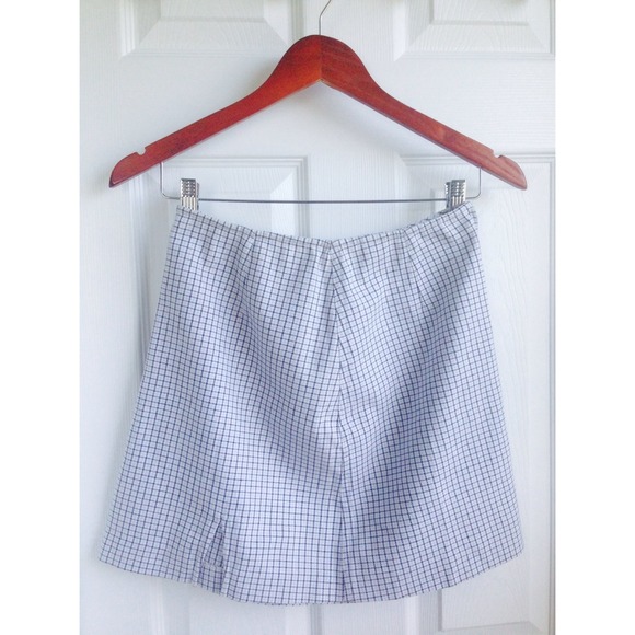 💎 light blue plaid skirt 💎