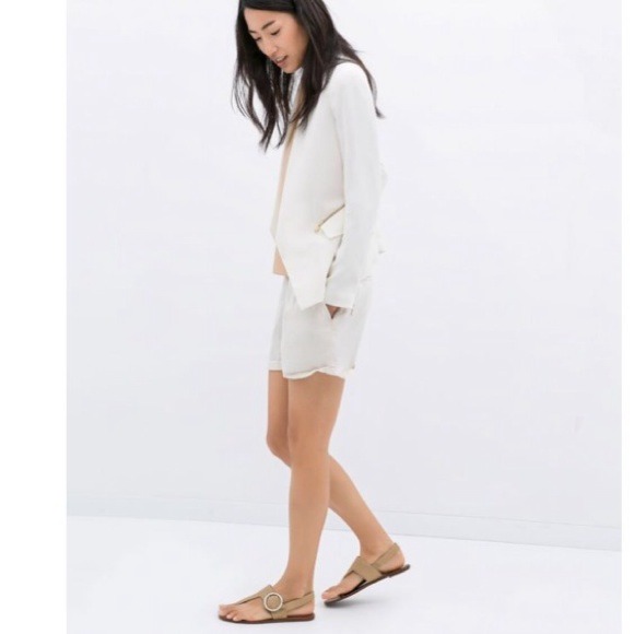 ZARA SOFT BLAZER WITH ZIPS
