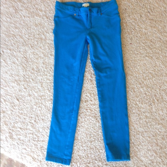 Royal blue jeggings