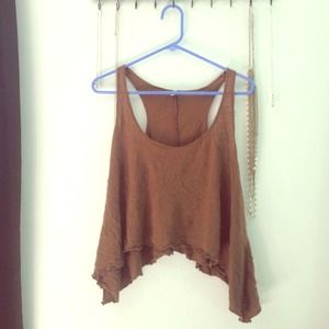 Forest green tank top