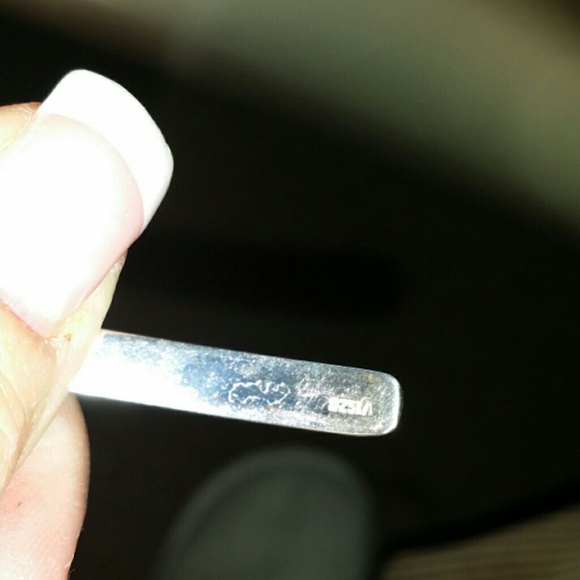 SOLD IN BUNDLE925 sterling message bangle serenity - Picture 4 of 4