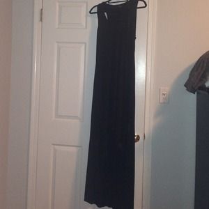 Express black high low maxi dress