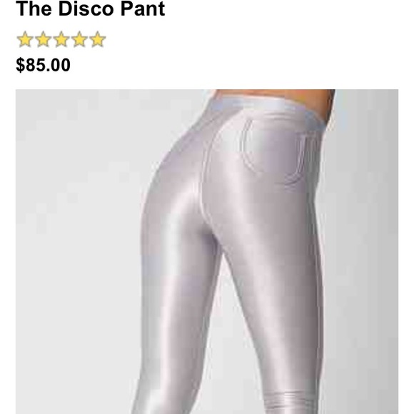 AA silver disco pants