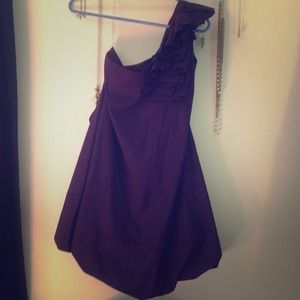 Dark purple dress