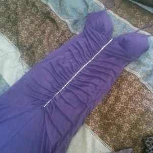 Purple mermaid dress