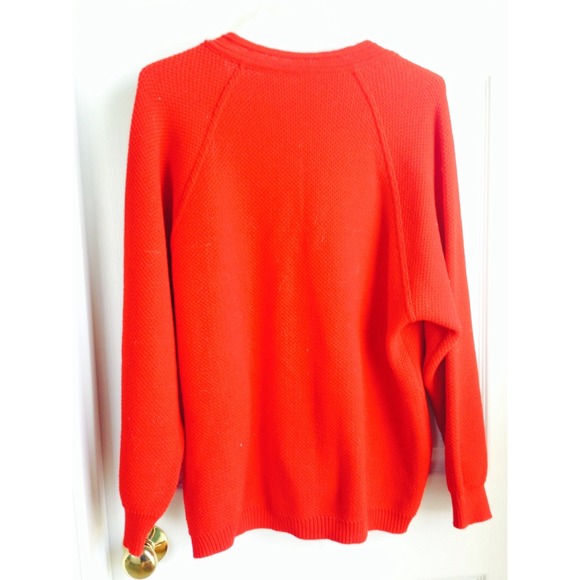 Ruby Red Oversized Cardigan - Picture 2 of 3