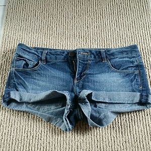 Denim shorts