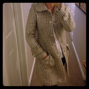 Silver Tweed Coat