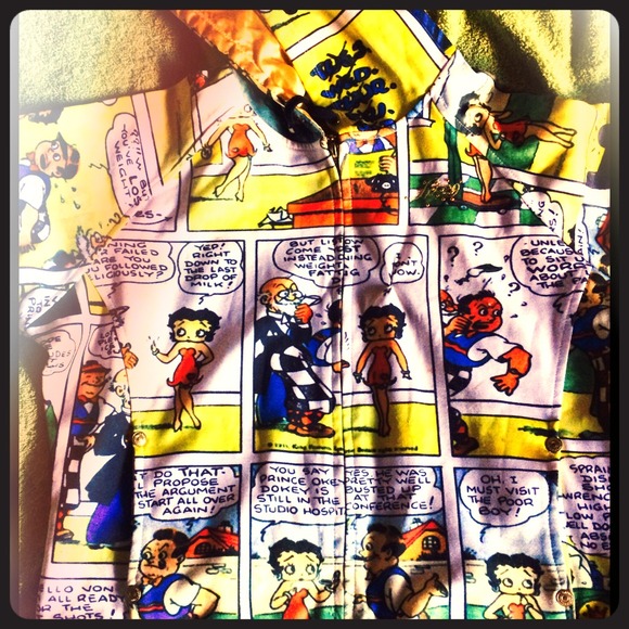 Betty boop comic hoodie