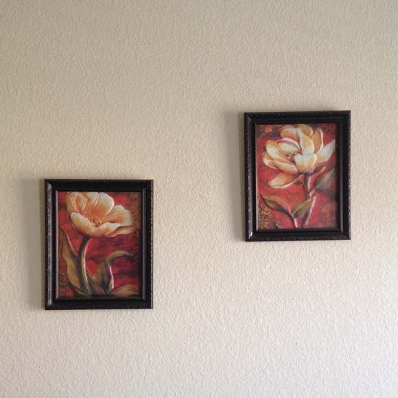 Flower wall hangings! $15 each