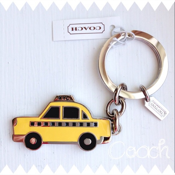 Coach Accessories - Coach Key Ring Chain Fob~NWT~💯Auth~NYC Taxi~