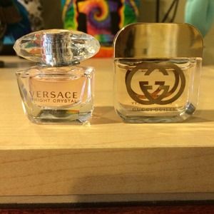 EIGHT designer perfumes including Gucci + Bvlgari!