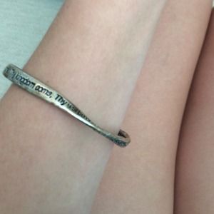 Gold "the Lord's Prayer" bracelet