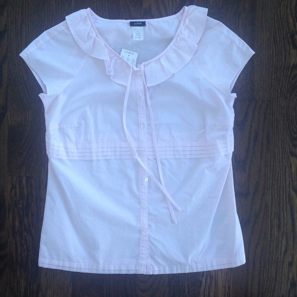 Jcrew Pink Stripe Top - Brand New! NWT