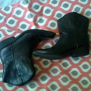 Black western style boots