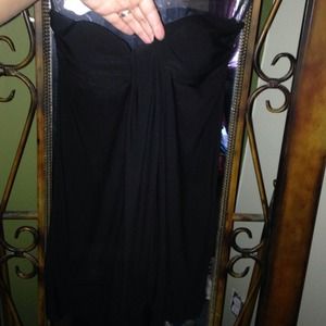 Banded hem MINI dress