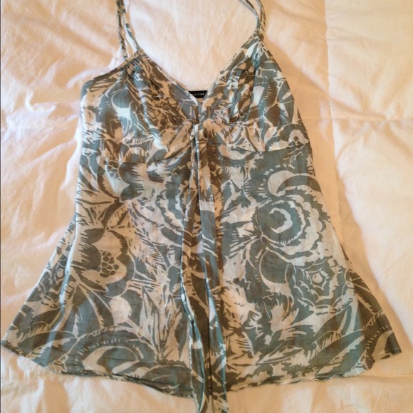 Green & White great summer top