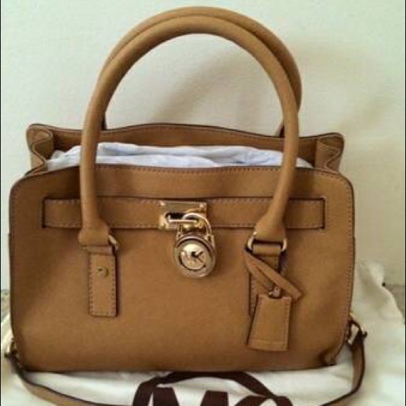 Michael Kors Hamilton Saffiano Satchel - Picture 1 of 4