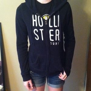 Navy Hollister Hoodie