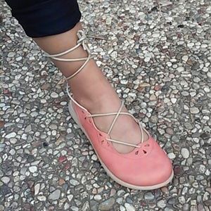 Dansko lace up slingbacks
