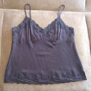 NWOT INC lace and silk camisole!