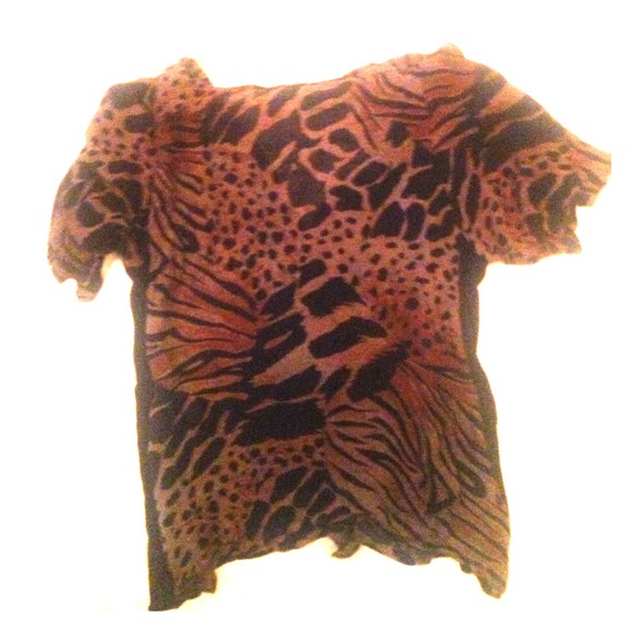 Animal Print Blouse - Picture 1 of 2