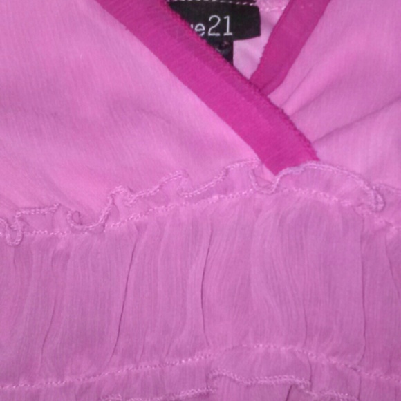 REDUCED Rue 21 Pink Flowy - Picture 3 of 4
