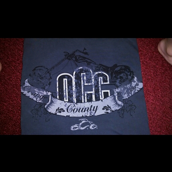 ❌traded❌OCC blue short sleeve shirt
