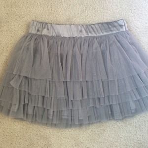 Grey tutu skirt