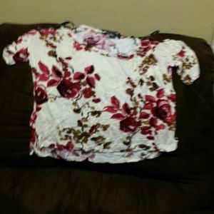Rose crop top