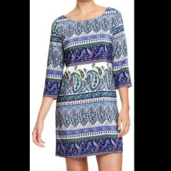 Old Navy paisley dress