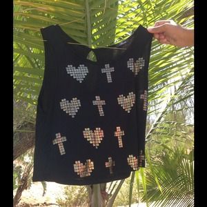 Black&Gold holographic tank✨😎